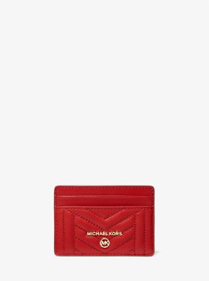 Quilted Leather Card Case image number 0