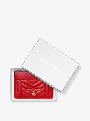 Quilted Leather Card Case image number 1