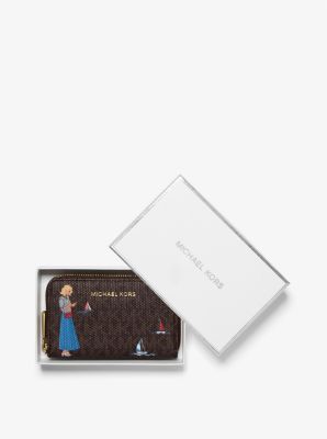 Kleine Brieftasche im Jet Set Girls-Design image number 1
