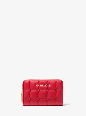 michael kors small red wallet