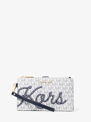 michael kors adele logo smartphone wallet