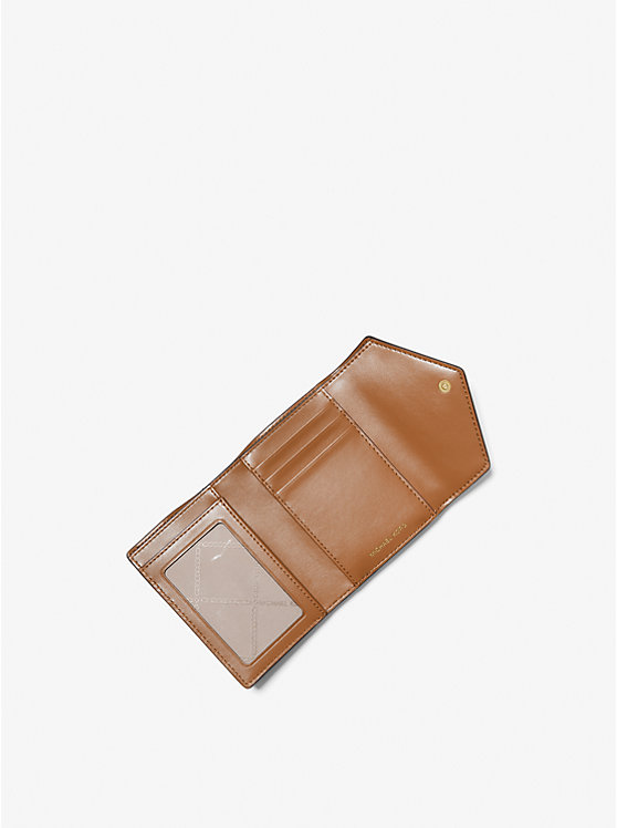 Carmen Medium Logo and Leather Tri-Fold Envelope Wallet image number 2