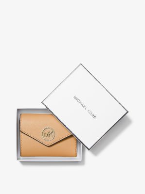 Carmen Medium Saffiano Leather Tri-Fold Envelope Wallet image number 3