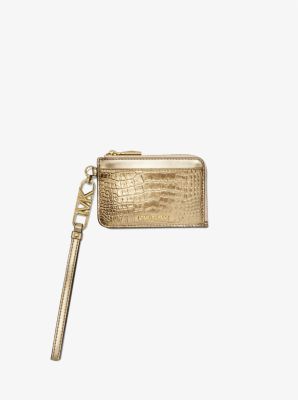 Michael kors deals hamilton wallet gold