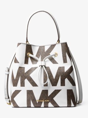 michael kors bag with big mk logo