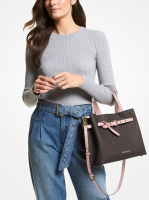 Emilia Large Logo Satchel image number 2