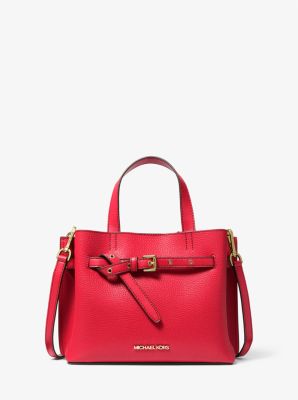 Michael Kors Emilia Small Pebbled Leather Satchel