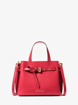 Emilia Small Pebbled Leather Satchel