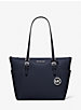 Charlotte Large Saffiano Leather Top-Zip Tote Bag image number 0