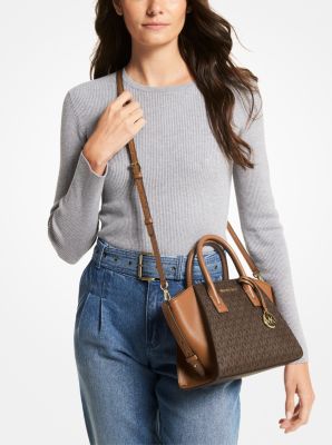 Michael Kors Avril Small Top Zip Satchel Crossbody Bag