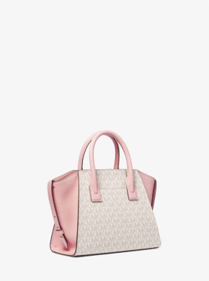  Michael Michael Kors Avril Small Logo Top-Zip Satchel