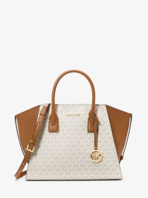 Michael Kors Avril Large Top Zip Satchel Bag