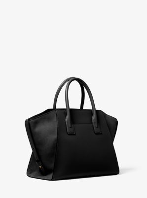 Michael Kors ストライフ ロンクスリフ トッフ MF34018AR3 476 Avril Large Pebbled Leather Top-Zip Satchel | Michael Kors [US]