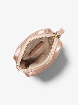 Rae Medium Quilted Metallic Cotton Blend Smartphone Crossbody Bag