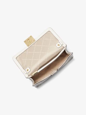 Sonia Medium Snake Embossed Shoulder Bag