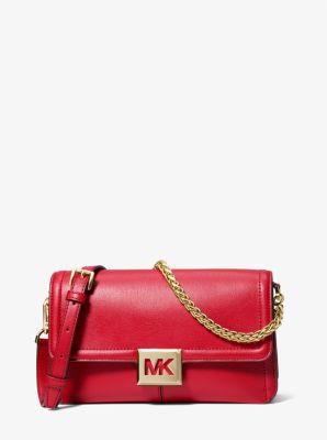 Michael Kors Small Saffiano Leather Envelope Crossbody Bag Cash Back 7.5%.  Share to Earn