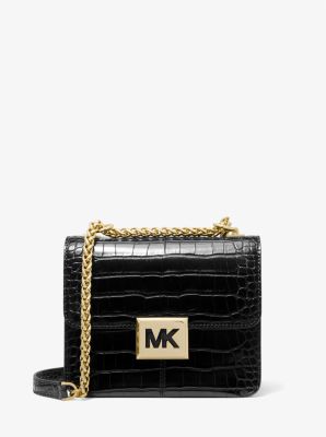 Sonia Small Crocodile Embossed Faux Leather Shoulder Bag | Michael Kors