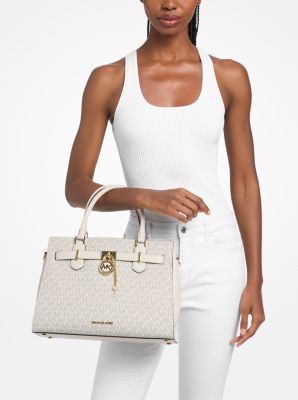 Sac &agrave; main Hamilton de taille moyenne &agrave; logo