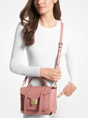 Manhattan Medium Leather Satchel image number 2