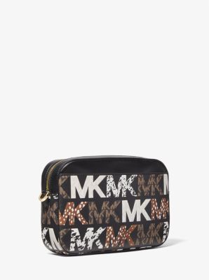 Jet Set Large Printed Leather Crossbody Bag