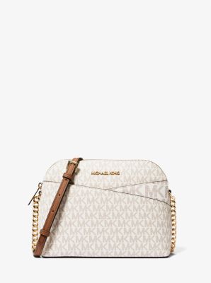 Jet Set Travel Medium Logo Dome Crossbody Bag