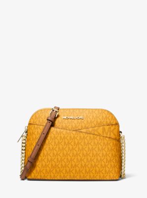 Jet Set Travel Medium Logo Dome Crossbody Bag | Michael Kors