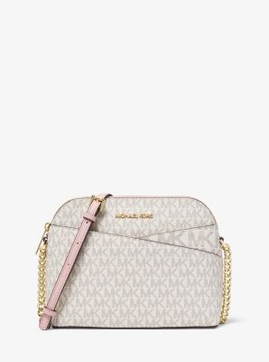 Nominaal klem meteoor Jet Set Travel Medium Logo Dome Crossbody Bag | Michael Kors