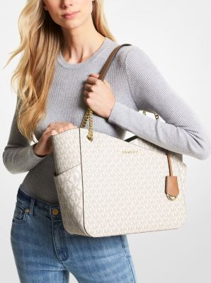 Michael Kors Jet Set Vanilla Chain Crossbody Bag