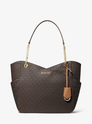 Jet Set Large Logo Shoulder Bag | Michael Kors Canada