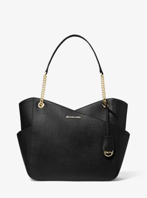 Jet Set Large Saffiano Leather Shoulder Bag | Michael Kors