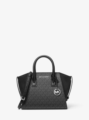 Avril Small Logo Top Zip Satchel Michael Kors