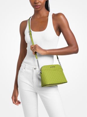 Sac &agrave; bandouli&egrave;re arrondi Jet Set Travel de taille moyenne &agrave; logo