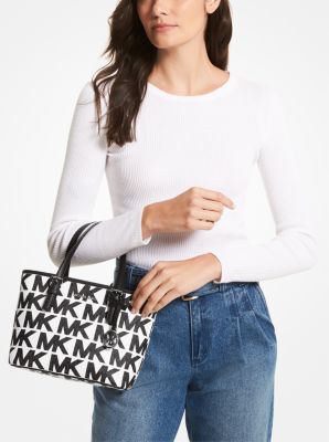 Jet Set Travel Extra-Small Logo Top-Zip Tote Bag