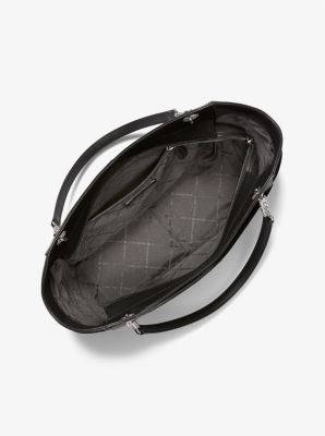 Michael Kors Jet Set Crossbody Bag, Large - Black purse chain strap new  with tag