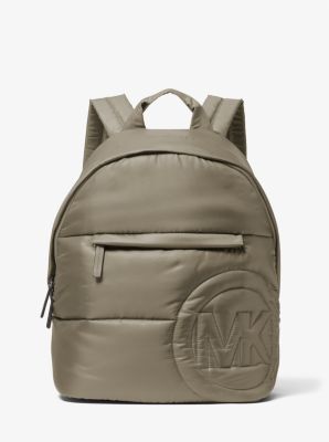 Rae Medium Quilted Metallic Nylon Backpack