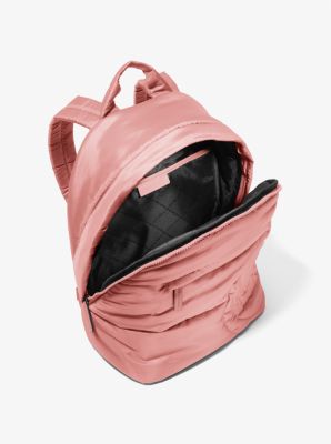 Rae Medium Quilted Metallic Nylon Backpack image number 1