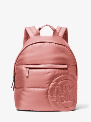 Rae Medium Quilted Metallic Nylon Backpack