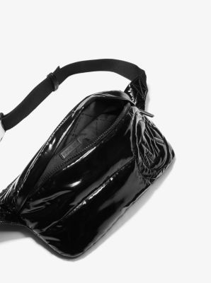 Rae Medium Quilted Patent Sling Pack