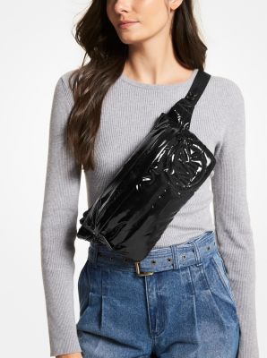 Rae Medium Quilted Patent Sling Pack