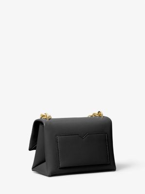 Black Leather Shoulder Bag