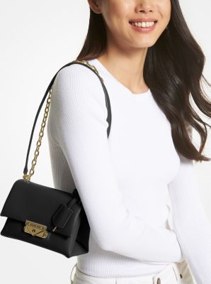 Michael Kors Women's Cece Small Faux Leather Shoulder Bag - White - Shoulder Bags