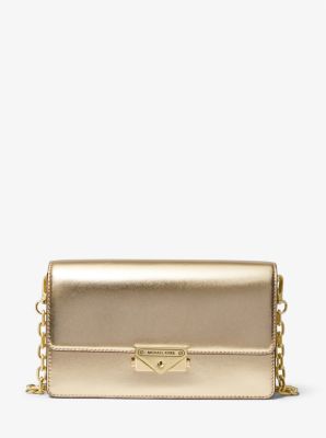 Cece Medium Metallic Clutch image number 0