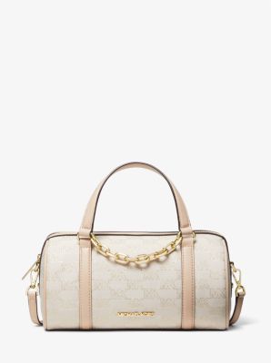 Michael Kors Women's Zooey Medium Logo Barrel Bag