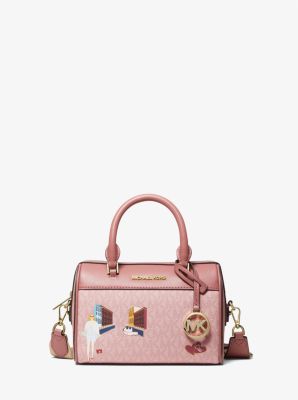Small Jet Set Girls Logo Duffel Crossbody Bag