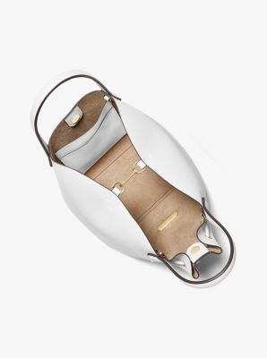 Grand sac cylindrique Phoebe in BLANC OPTIQUE | Michael Kors