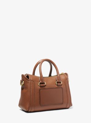 Michael Kors Carine Extra Small Top Zip Pebbled Leather shops Satchel