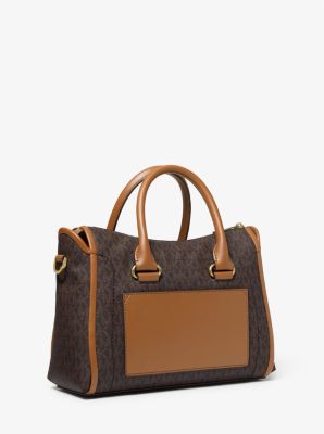 Carine Medium Logo Satchel Michael Kors