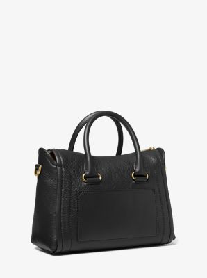 Michael Kors Carine Medium Pebbled Leather Satchel