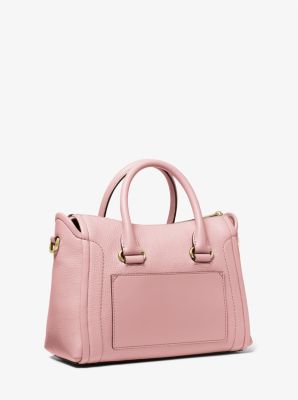Michael kors carine medium pebbled leather satchel hotsell