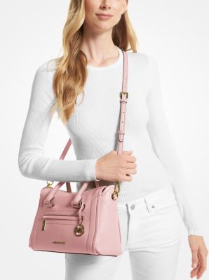 Carine Medium Pebbled Leather Satchel Michael Kors Canada